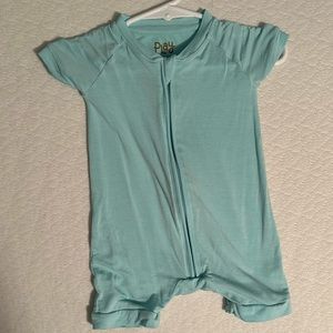 Little Sleepies Play romper in light blue